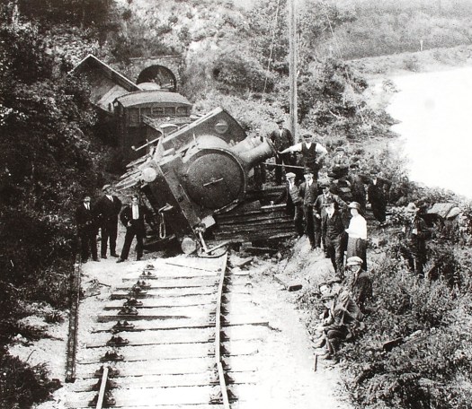 Irish civil war train derailment Killurin Wexford