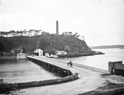 old photo ferrrycarrig bridge